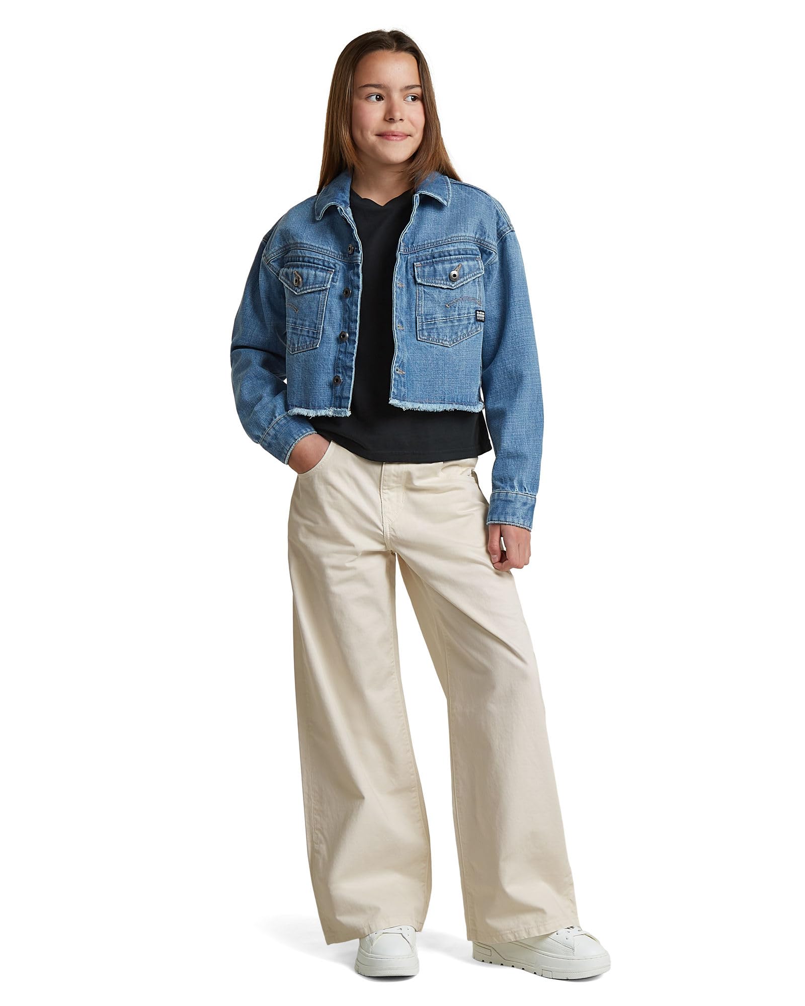 G-Star Mädchen Pants Girls Skater High Loose Hose