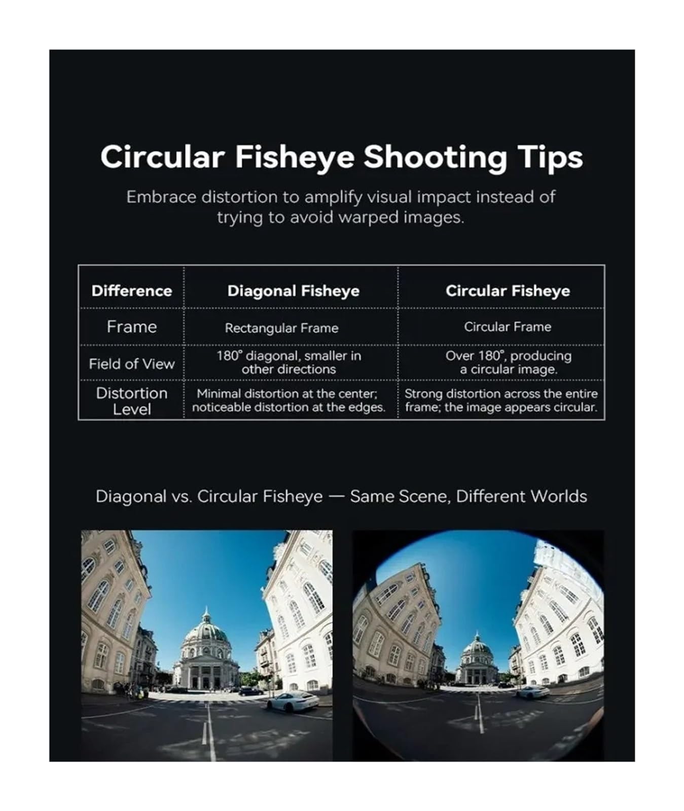 Obiettivo Fisheye full frame F2.8 da 6 mm, compatibile con Sony E