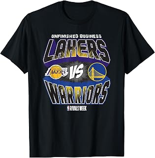 NBA Rivals Los Angeles Lakers VS. Golden State Warriors T-Shirt