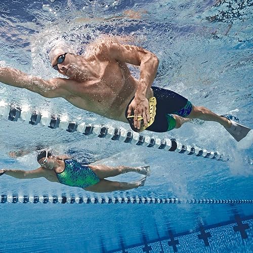 Miniatura 8 de Speedo Aletas de entrenamiento de natación unisex para adultos, hoja corta de goma