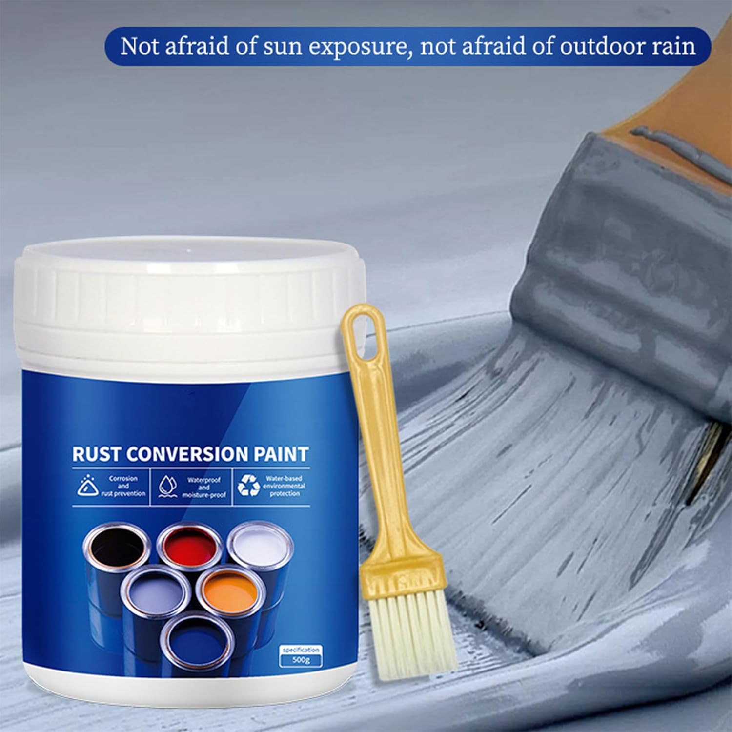 Weatherproof Rust Converter Paint for Metal, 2 in 1 Nepal | Ubuy
