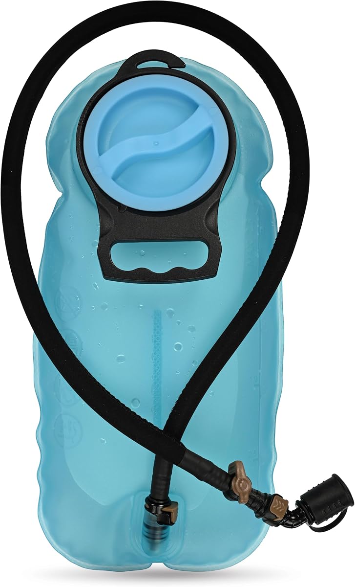 Vejiga de hidratación de TPU de 2L/2,5L/3L, bolsa de depósito de agua ultraduradera con tubo aislado para mochila de hidratación para ciclismo, senderismo, correr, escalada, ciclismo