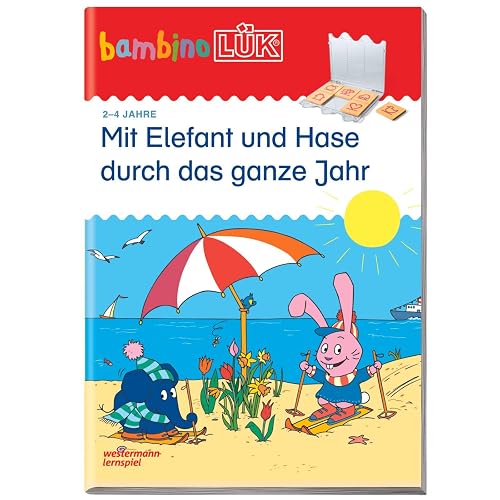 bambinoLÜK: 2/3/4 Jahre Mit Elefant und Hase durch das ganze Jahr (bambinoLÜK-Übungshefte: Kindergarten)