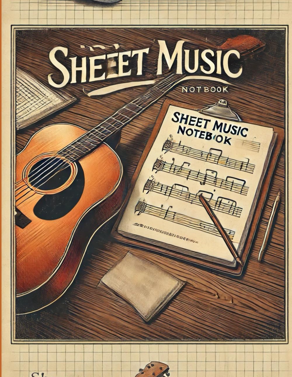 Choral Sheet Music Notebook - Perfect for choir compositions and arrangements| 120 Pages |Full 8,5'' wide x 11'' high