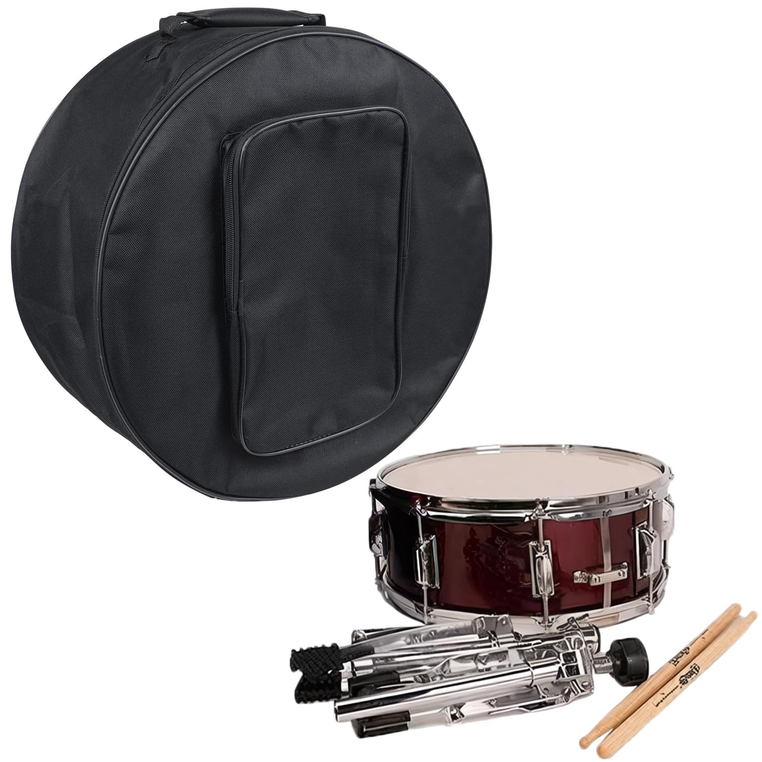 Borsa per rullante portatile Zaino per rullante impermeabile Oxford Drum Set Cover Custodia protettiva per rullante Accessori per strumenti a percussione 40x18cm