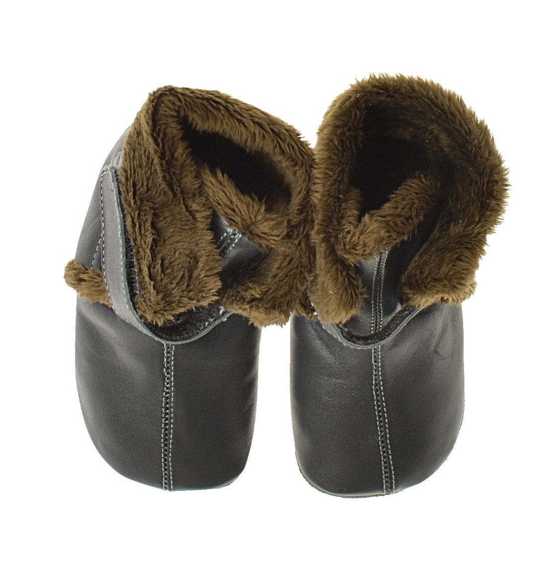Anna & Paul Krabbelschuhe ESKIMO Anthrazit (S(18/19), Anthrazit)