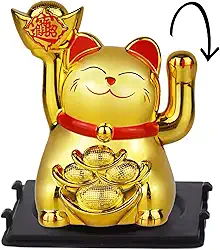 Gato da Sorte Japones, Maneki Neko, Gato da Sorte, DT1948D, O Gatinho da Sorte Japonês é Um Símbolo de Boas-vindas, Boa Sorte e Riqueza na Cultura Japonesa, Atrai Riqueza e Fortuna!