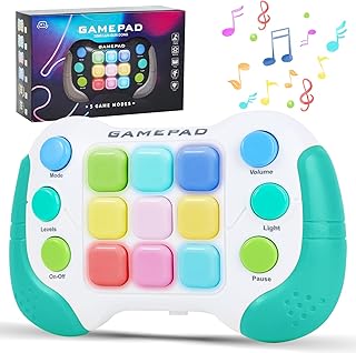 لعبة الدفع السريع 2024 من فيكاتبسا، ألعاب مضيئة محمولة للأطفال والمراهقين والكبار، تتميز بأضواء فلاش ولعبة ذاكرة، للكريسماس وأعياد الميلاد، لعبة بازل حسية ممتعة ومبتكرة للأطفال من عمر 3-12 سنة، أخضر