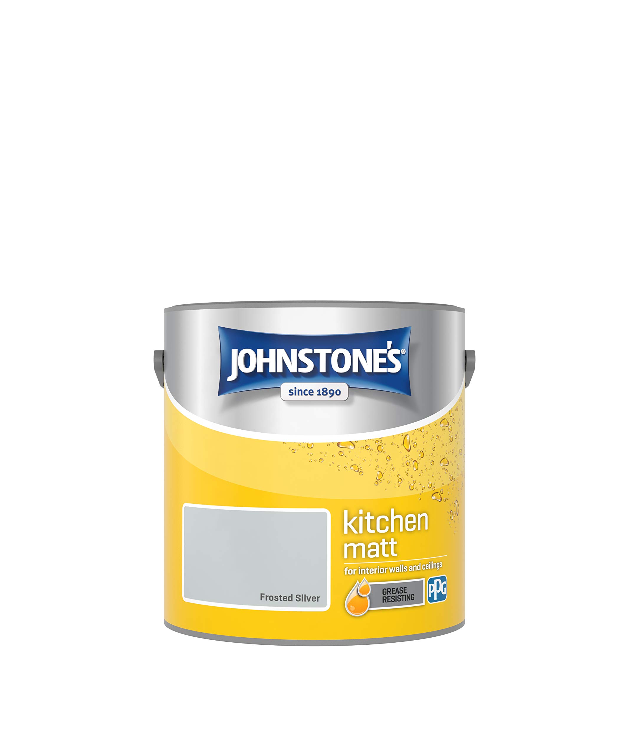 Johnstone's Kitchen Paint - Frosted Silver - 2.5L