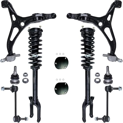 Miniatura 274 de Detroit Axle - Kit de puntales delanteros de 6 piezas para Chevrolet Aveo Aveo5 Pontiac G3 Wave, barra estabilizadora, varillas de acoplamiento