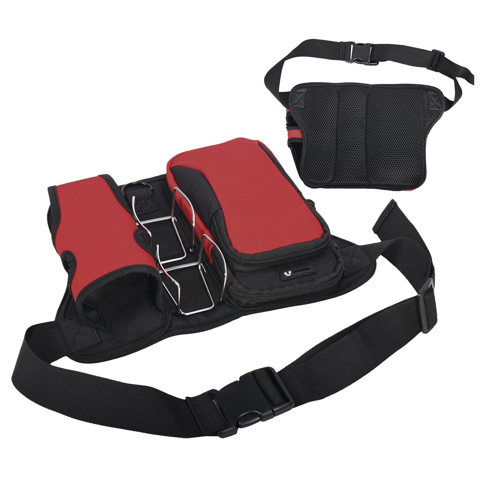Riñonera de golf de viaje para hombres y mujeres, tela impermeable, cómoda para jugar a diario, para el campo de golf, entrenamiento, bolsa de accesorios de golf