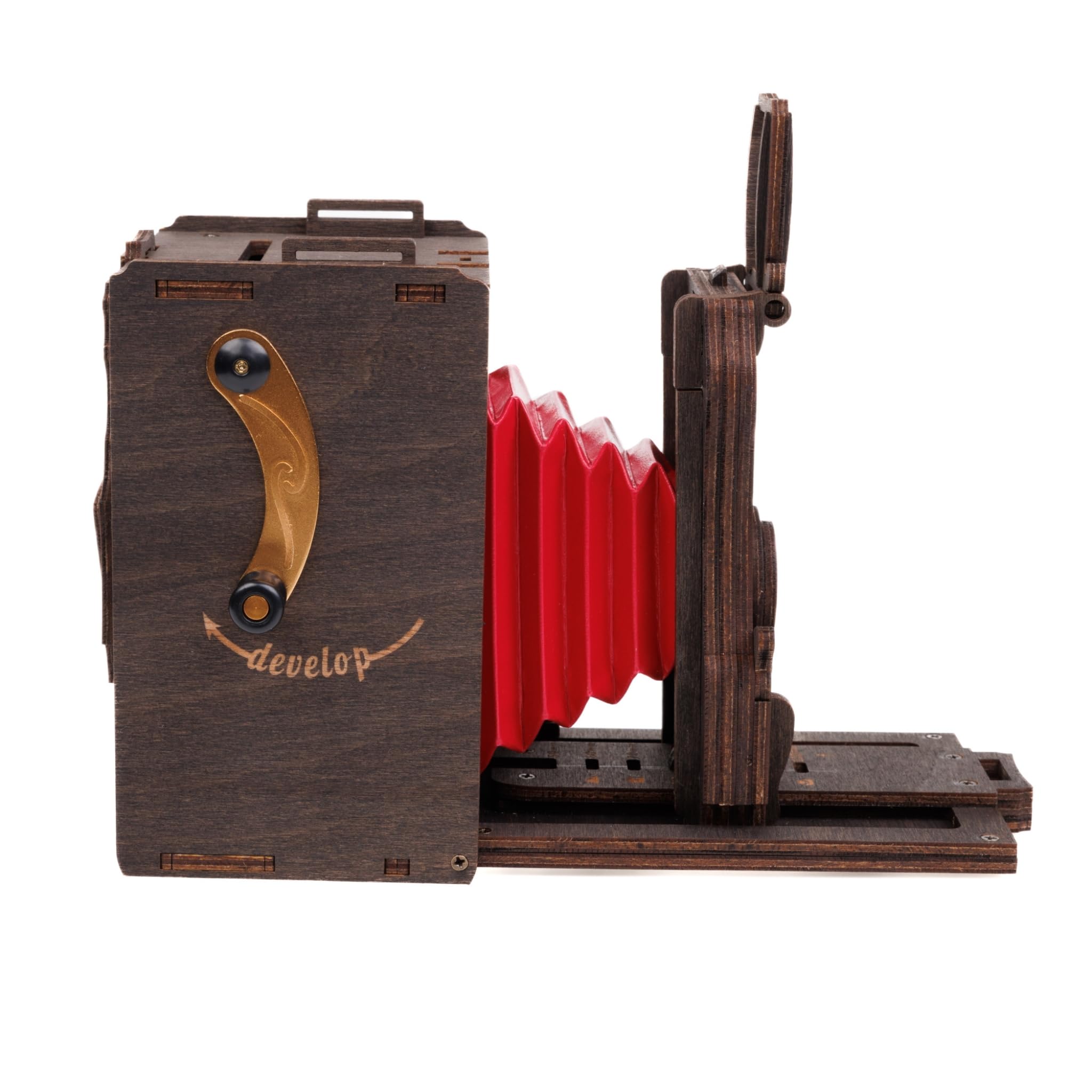 Jollylook Nahtbildkamera aus Holz, Braun