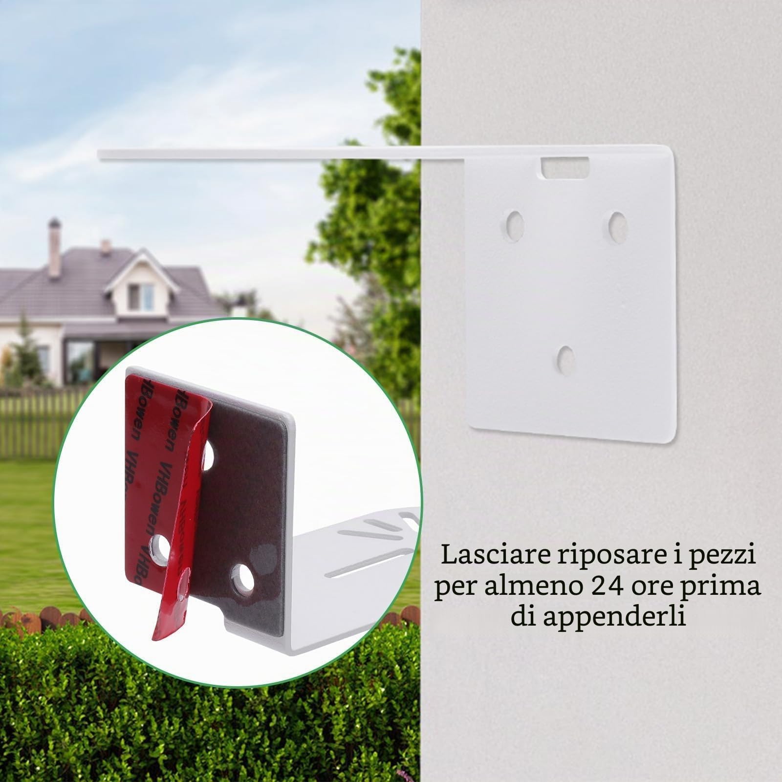 VOSSOT 2 Pezzi supporto telecamera staffa telecamera esterna per Eufy Security Indoor Cam E220 & Eufycam 2c/2,Staffe Angolari,Accessori in Metallo Resistente Include 1 Cacciavite Phillips