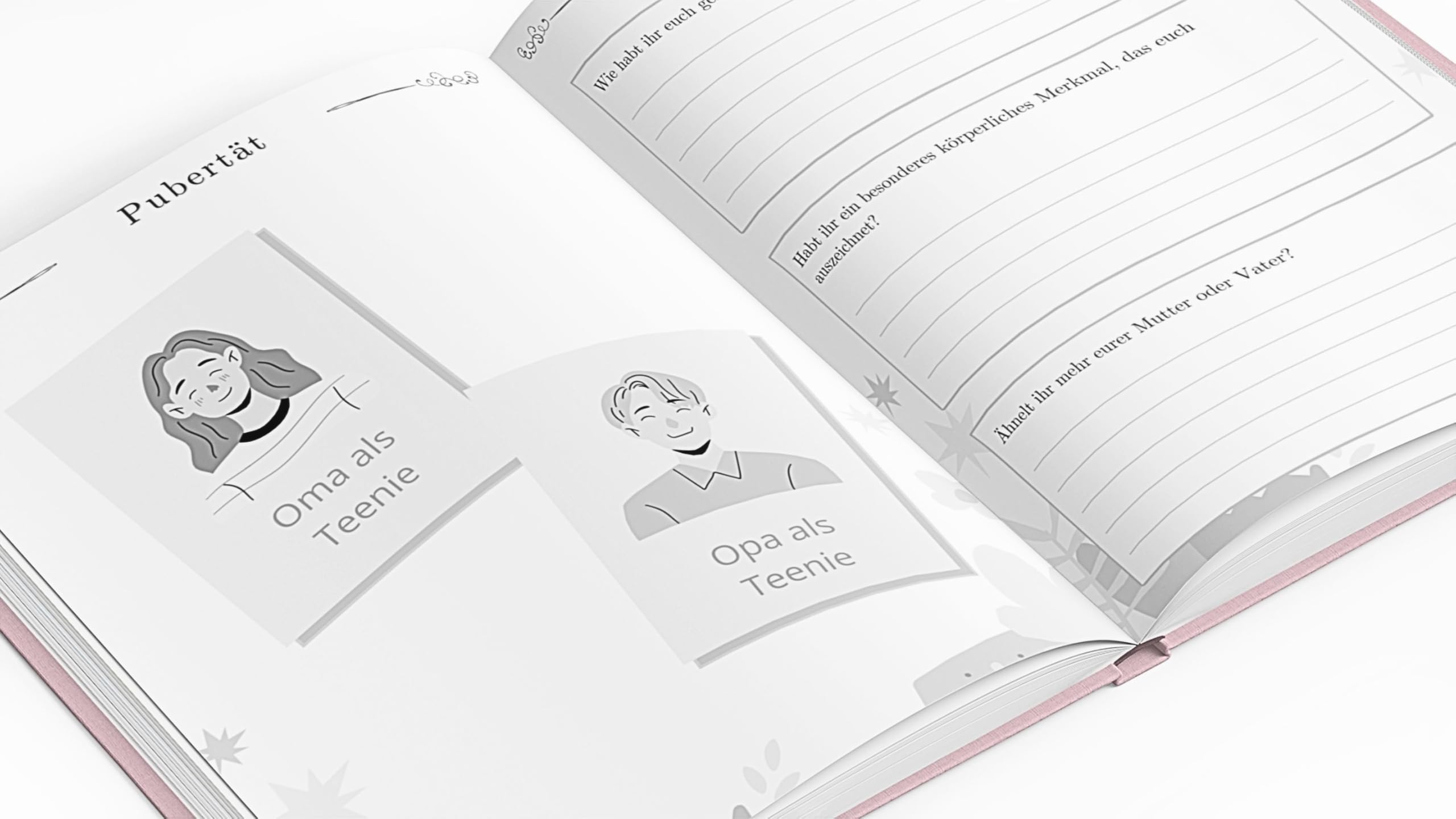 Oma & Opa, erzählt mal aus eurem Leben: Liebevolles Buch zum Ausfüllen "Opa, Oma erzähl mal!"