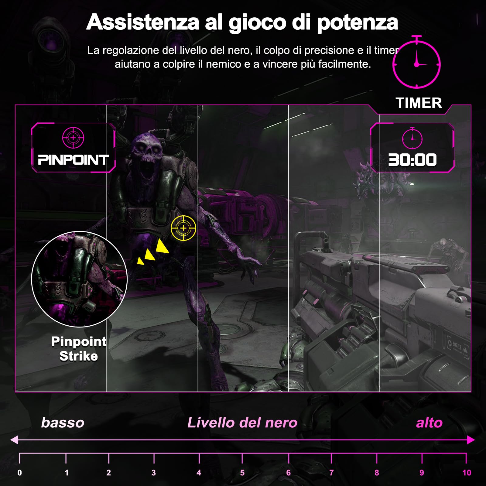 Minifire da 27 pollici Monitor curvo da gioco, 160 Hz, 1 ms, 110% sRGB, pannello 1920 x 1080 VA (MFG27C1L con cavo HDMI)