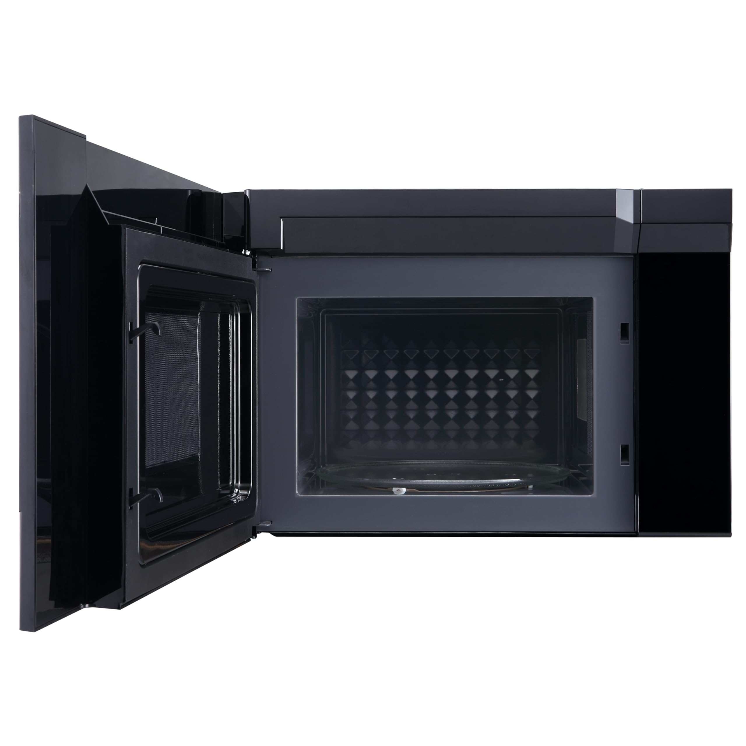 MOTR13D3S Horno microondas de 1000 vatios sobre el rango con descongelación automática, modos de cocción preestablecidos, bloqueo de seguridad para niños, panel de control electrónico y 3