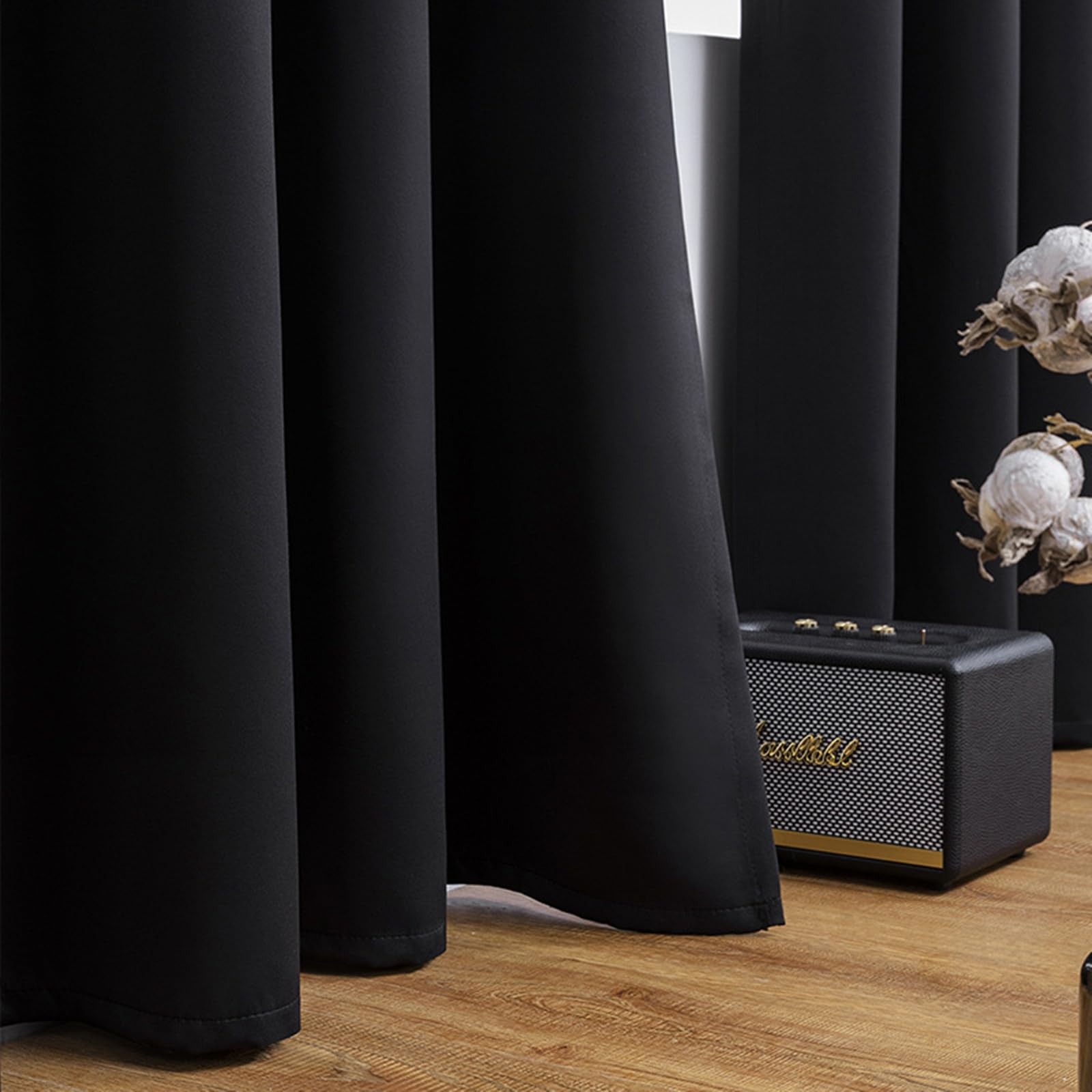 Rideaux chambre moderne occultants KnSam en velours isolant