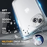 Vista 415 de Miracase - Funda magnética para iPhone 13 Pro Max de 6.7 pulgadas (compatible con MagSafe), transparente, completo, protector de pantalla de vidrio
