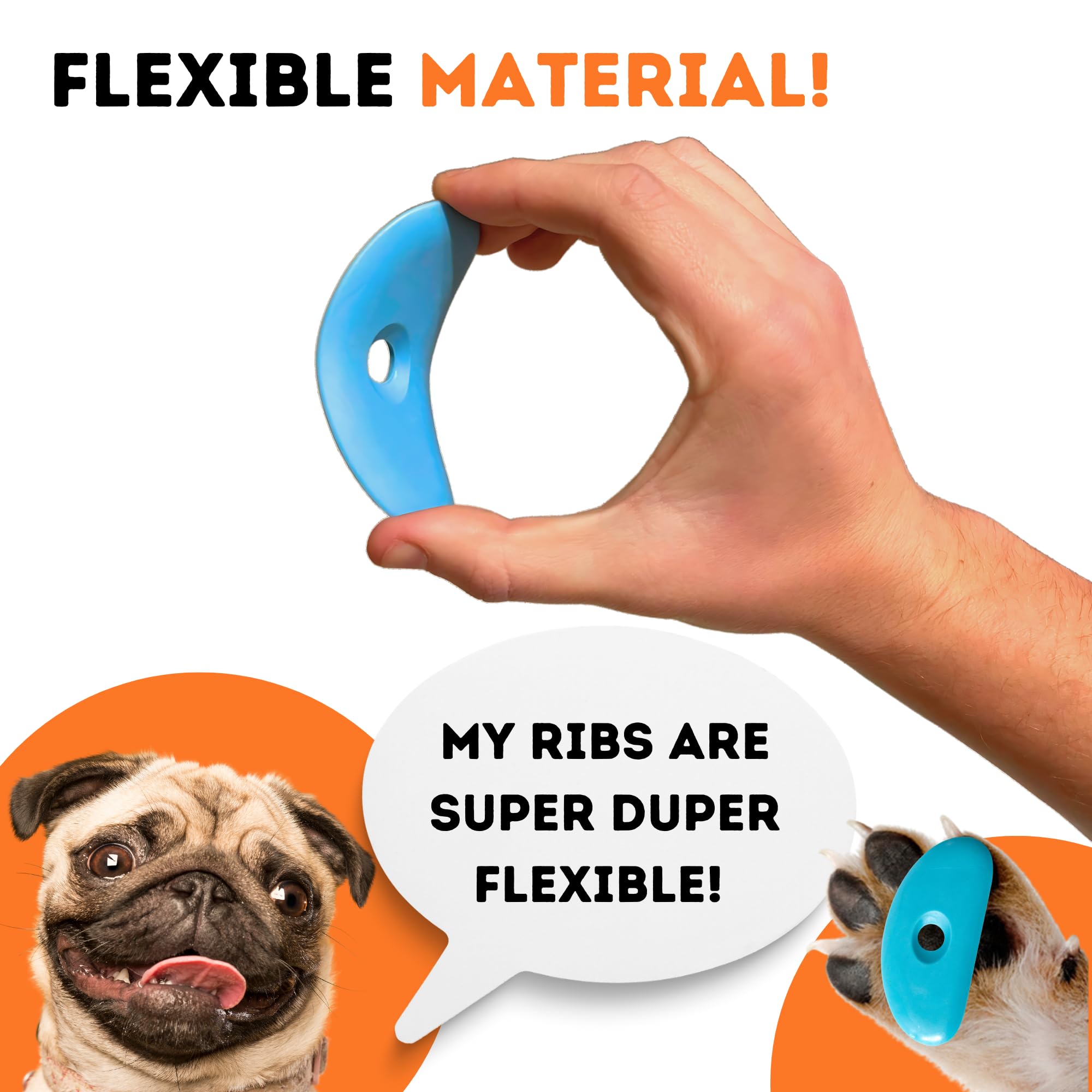 Chester's Clay - Costillas de cerámica de silicona suave – Herramientas, herramienta de modelado azul para, suaviza y da forma mientras elimina las marcas de dedos, escultura de cerámica