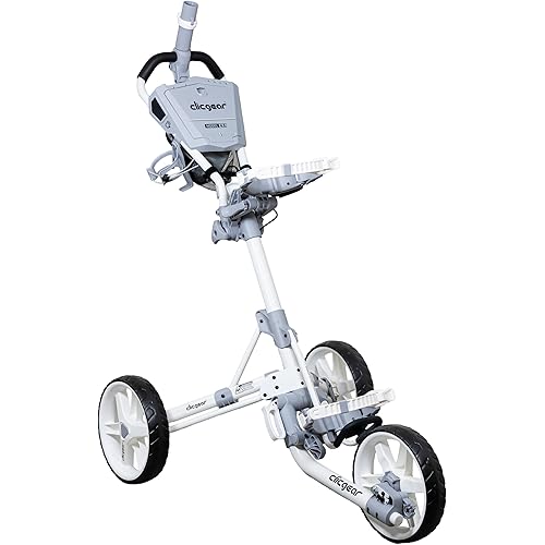 Clicgear Model 4.5 Golf Push Cart, Premium 3-Wheel Foldable Walking Golf Cart