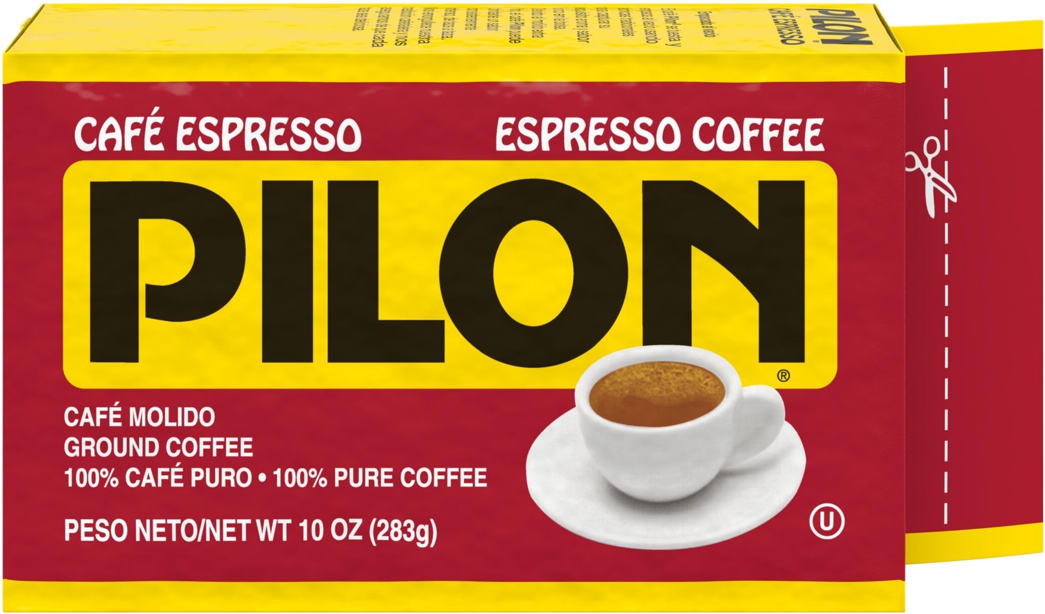 Pilon Espresso 100 % Arabica Coffee Brick (283g)