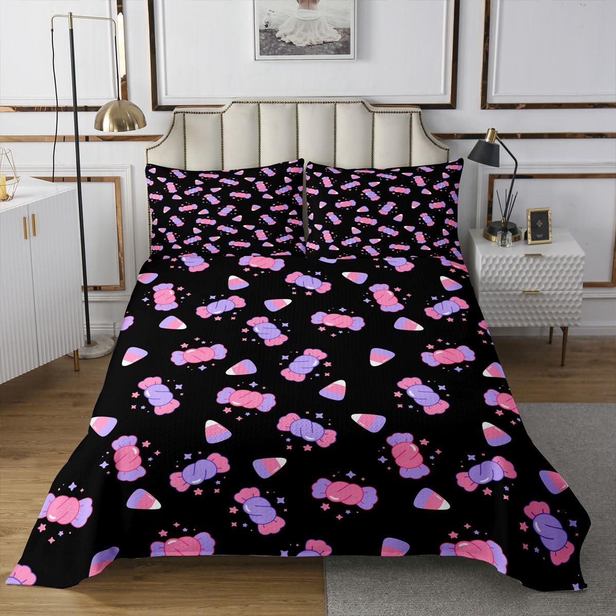 Homewish Süß Eingewickeltes Bonbon Bedspread 170x210cm