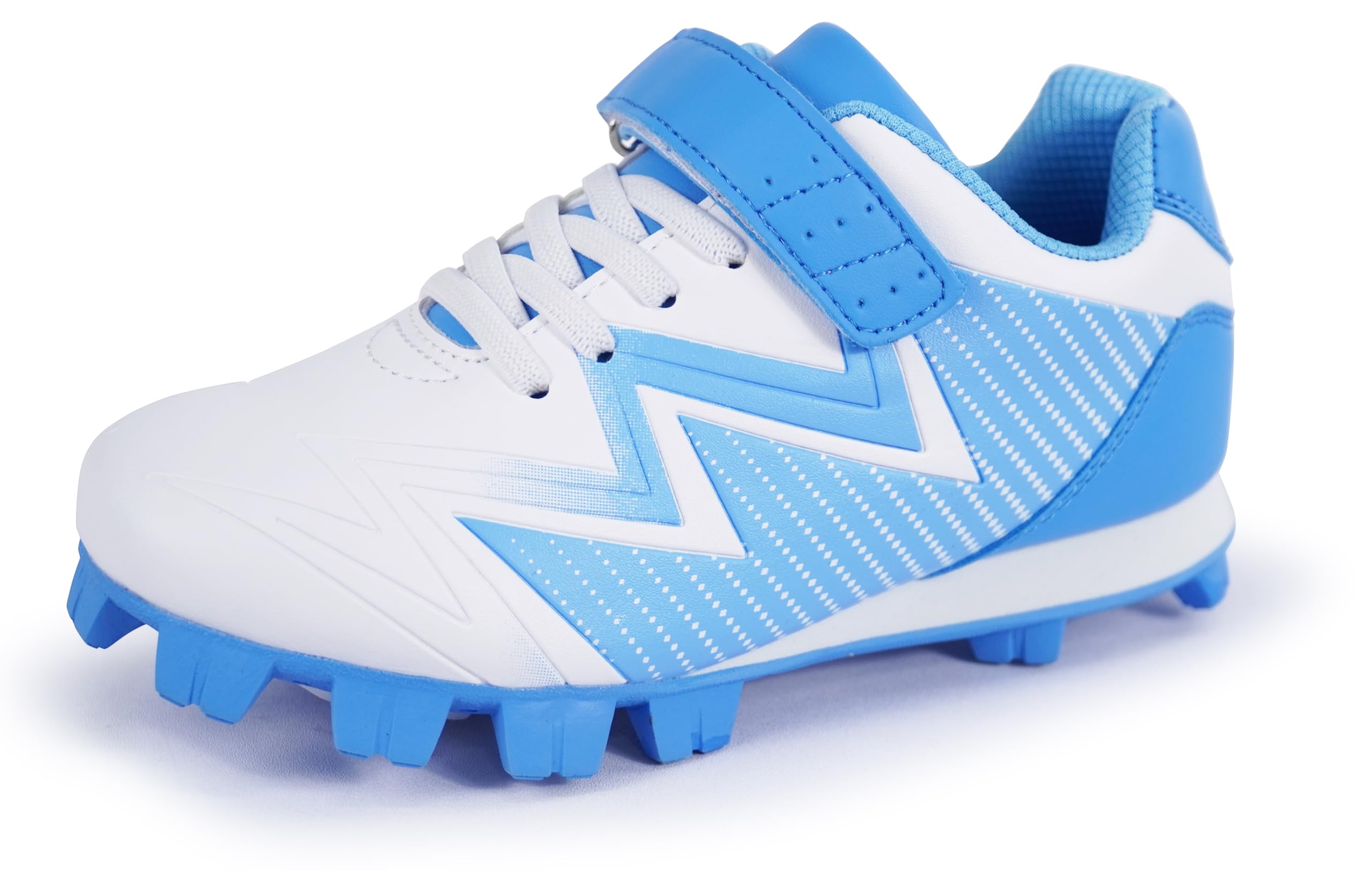 Sooneeya Baseball Cleats for Kids - Unisex-Child Rubber Molded Softball Cleat - Boys Girls Outdoor Athletic Shoes