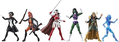 Marvel Legends A-Force Heroines - Figura de acción exclusiva (6 unidades)
