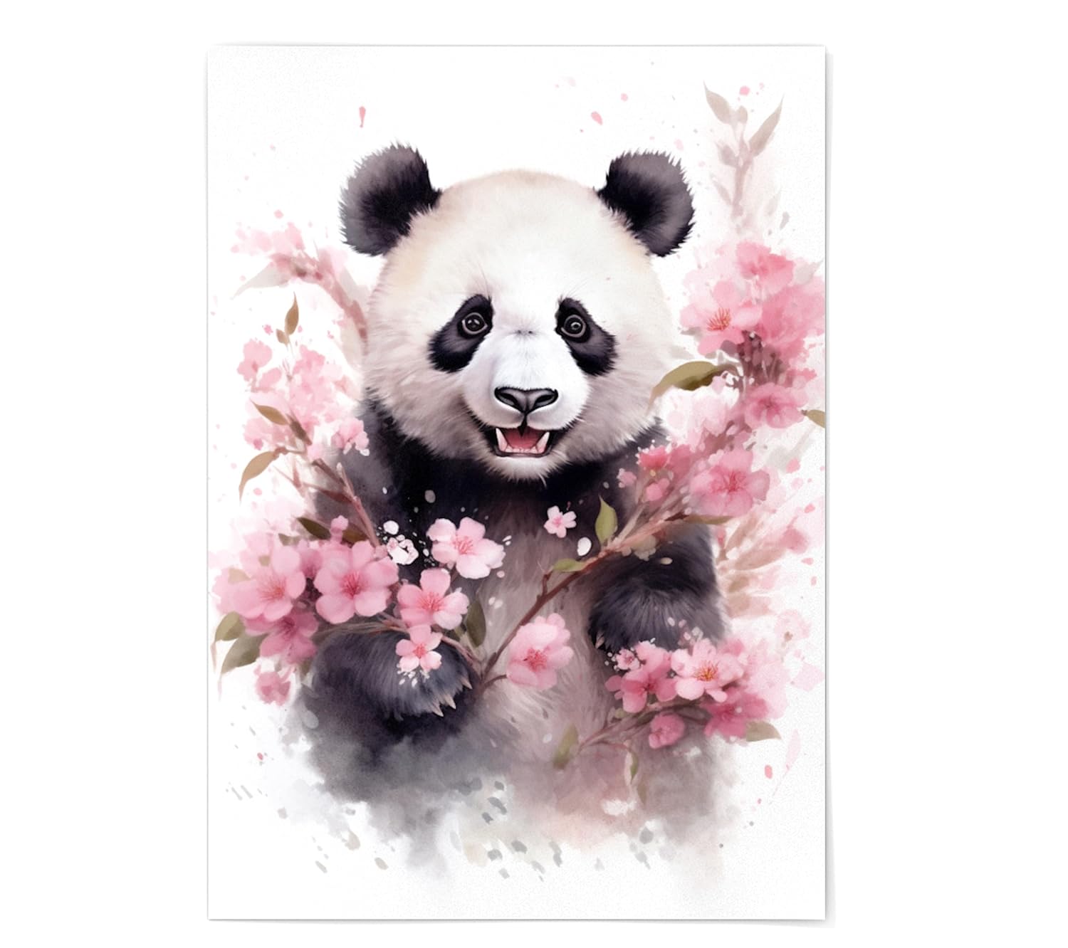 Amazon.com: Panda Print - Panda Wall Decor - Panda Print Poster ...