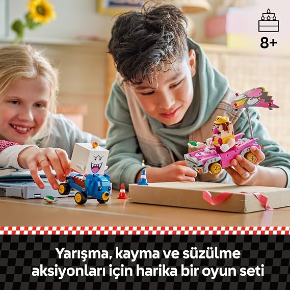 LEGO Super Mario: Mario Kart – Wario and King Boo 72038 – Two Card Creative Toy Making Set with Wario and King Boo Figures for 8+ Year Old Kids, Fun Gift Idea and Game Experience (512P)