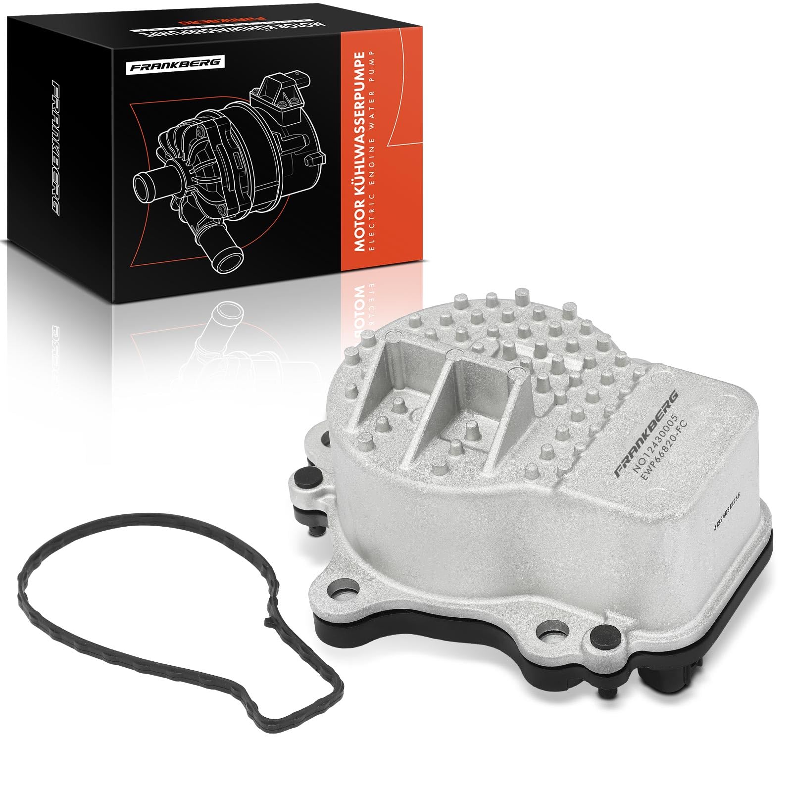Frankberg Bomba de agua refrigeración del motor eléctrica gasolina | 161A039015; Compatible con: Yaris Box/Hatchback P13, CT ZWA10, Prius W3, A.u.r.i.s E18, Yaris P13