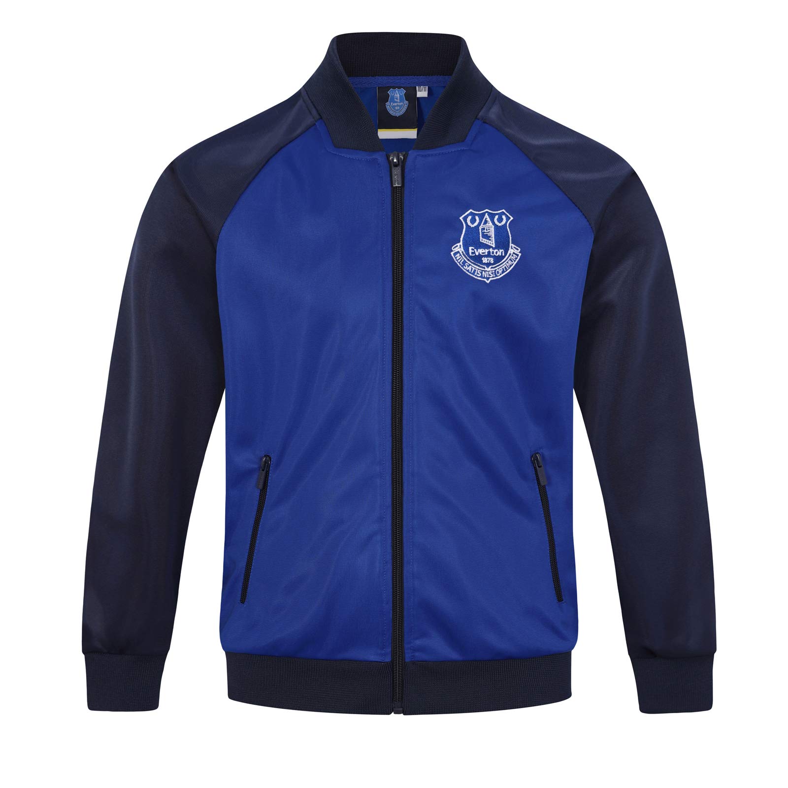 Everton FC Official Soccer Gift Boys Retro Track Top Jacket