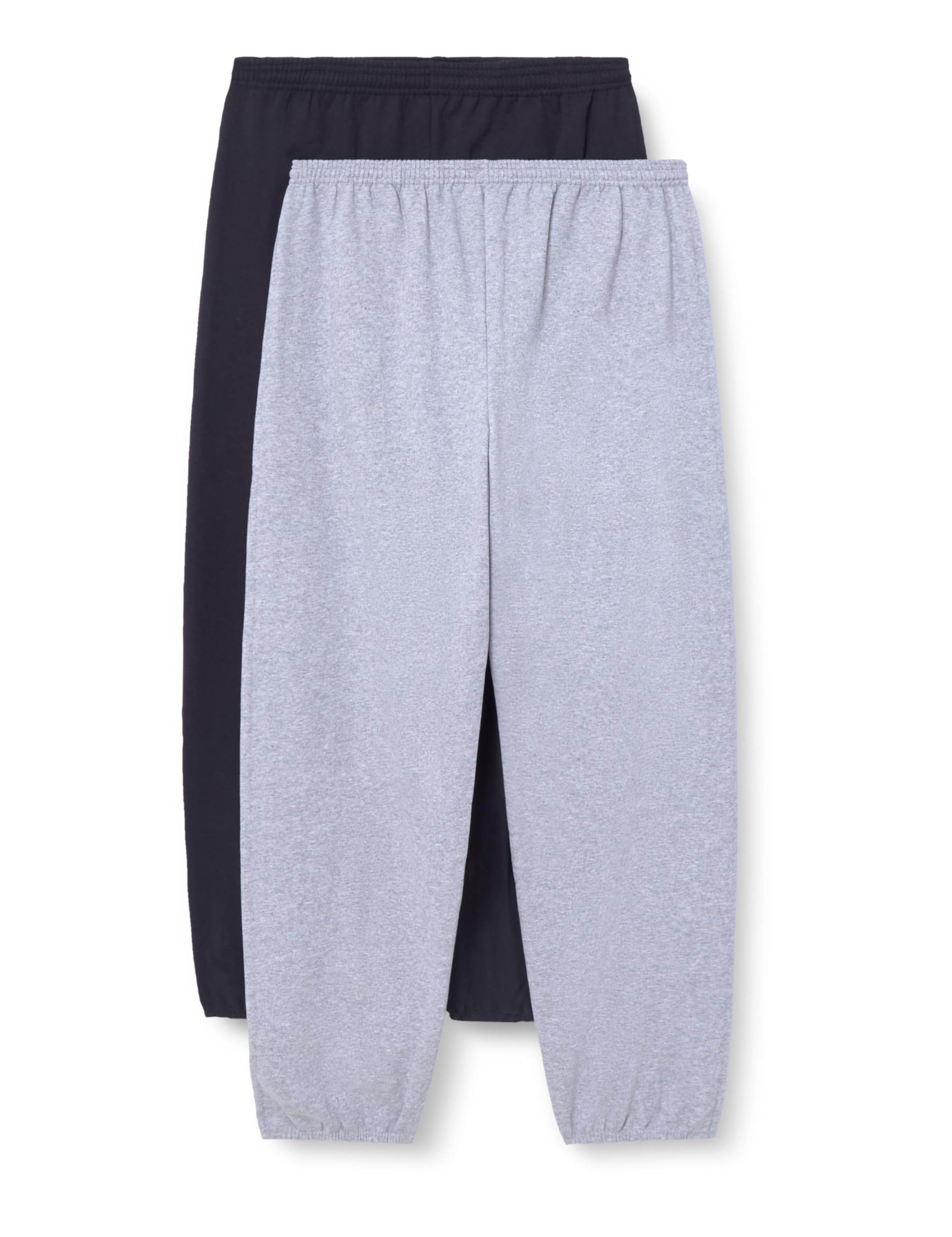 Hanes Men's EcoSmart Sweatpants Value Pack, Midweight Fleece Joggers for Men, 2-Pack