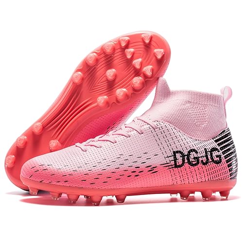 Youth Soccer Cleats Mens Training Football Cleats Lightweight Womens High-top