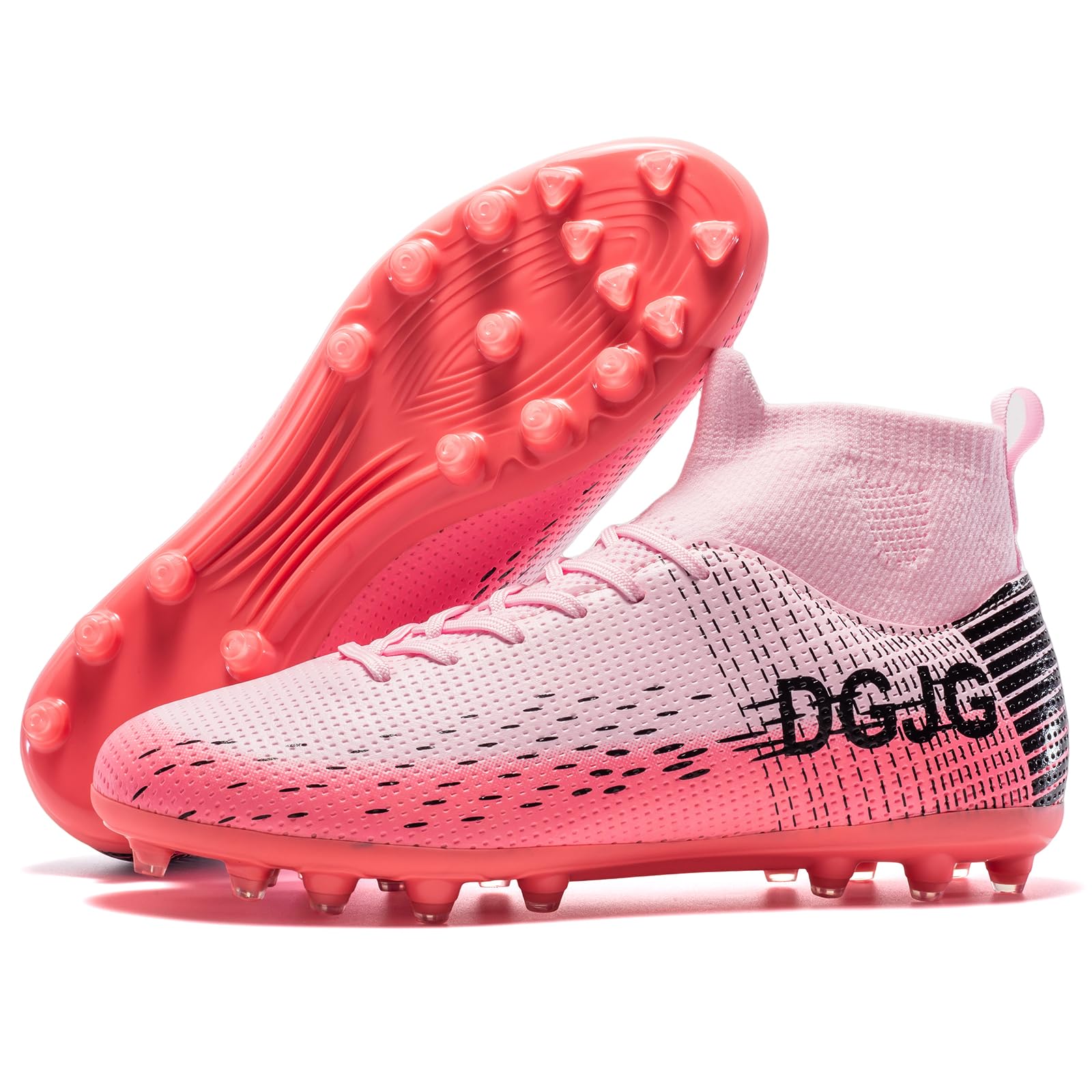 Boys Girls Soccer Cleats High-top Training Soccer Shoes