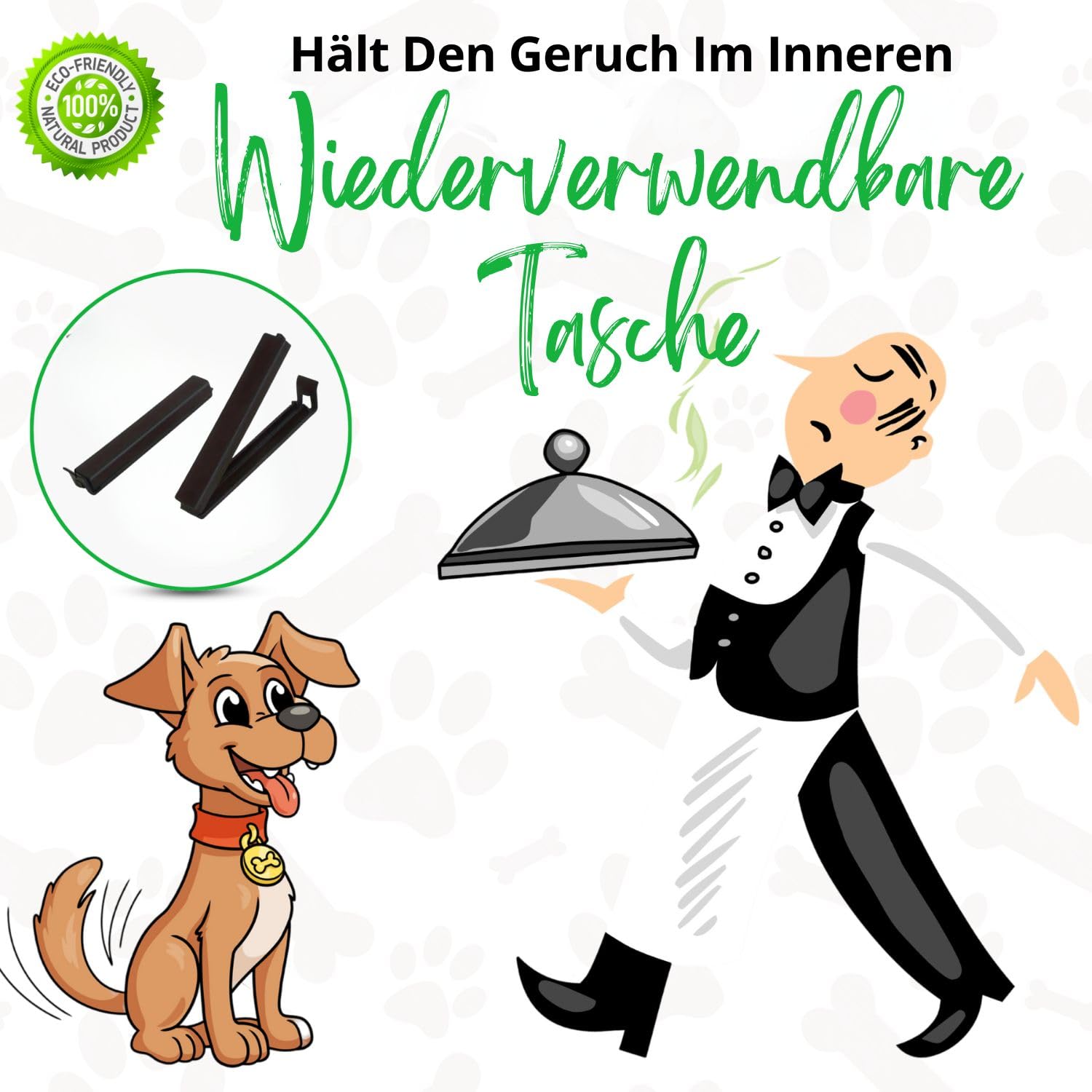 Schweineohren für Hunde, Sparpack 20 Stück, ca. 650–700 g | Dörrfleisch-Leckerlis aus getrocknetem Fleisch