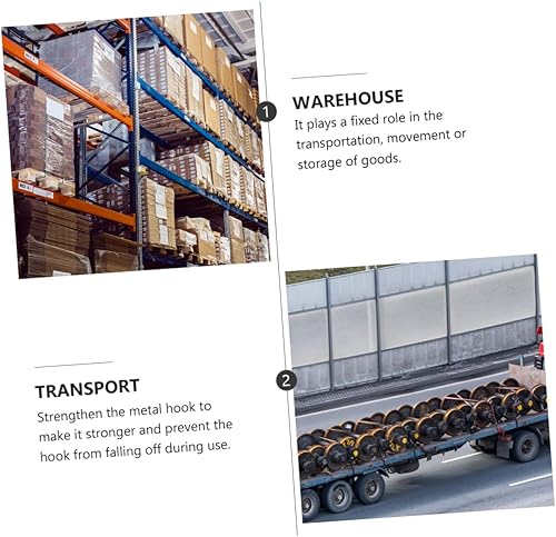 Miniatura 7 de DOITOOL 4 correas de trinquete de cuero para hombres, cinturón resistente con hebilla, accesorios exteriores automotrices, correa de carga, correa