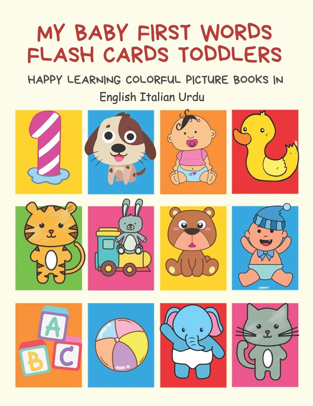 Buy My Baby First Words Flash Cards Toddlers Happy Learning Colorful