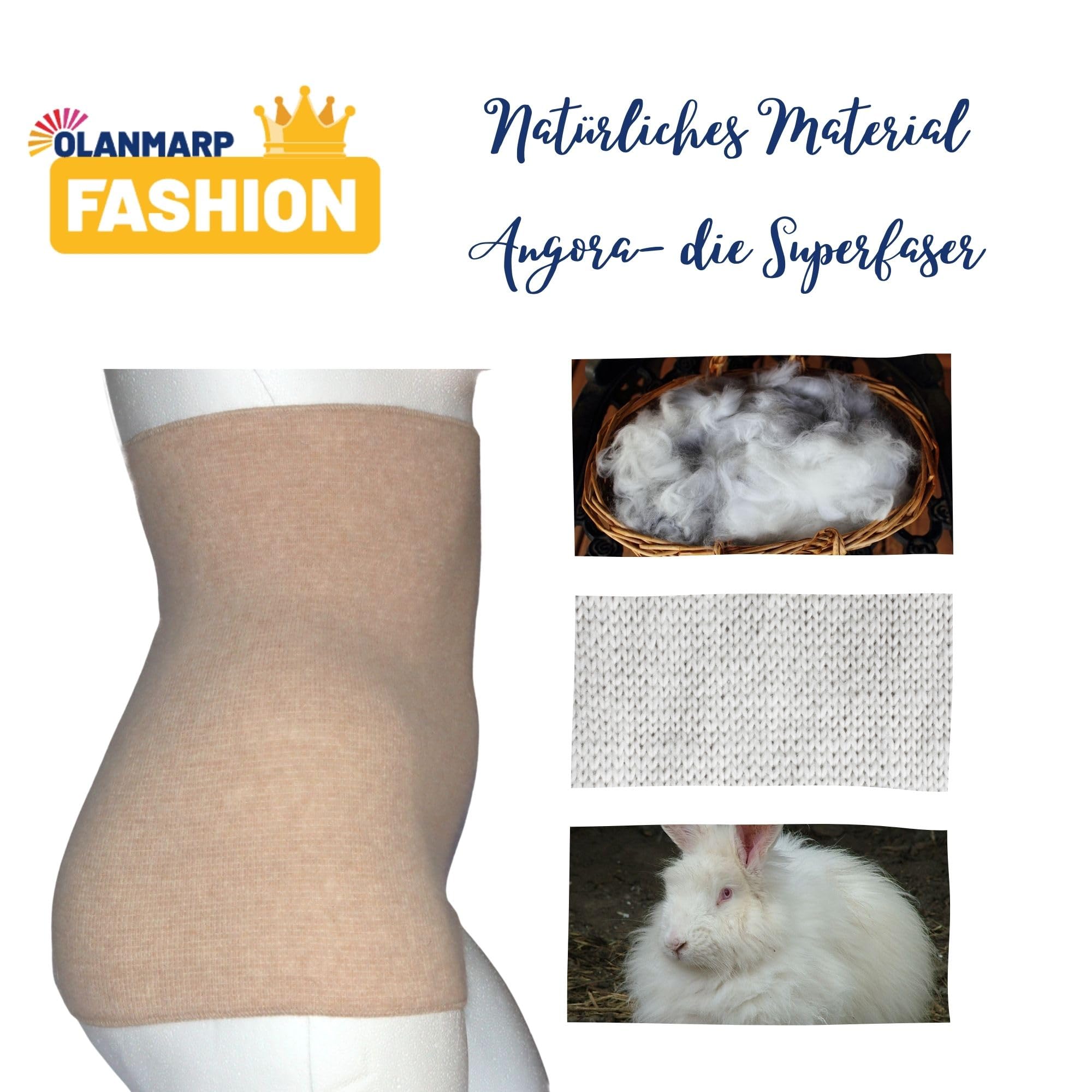 Premium Angora Leibwärmer und Nierenwärmer | Aus Naturmaterialien, Schutz vor Kälte und Zugluft, Made in Germany – für Damen und Herren