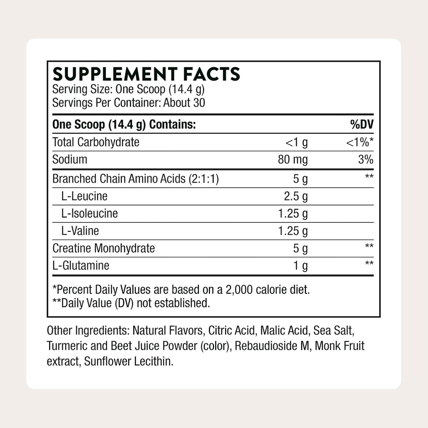 THORNE - Creatine + BCAAs - Micronized Creatine Monohydrate + BCAA Powder - Support for Muscles, Exercise Endurance & Recovery* - for Women & Men - Peach Mango - NSF Certified for Sport - 30 Servings - Image 2