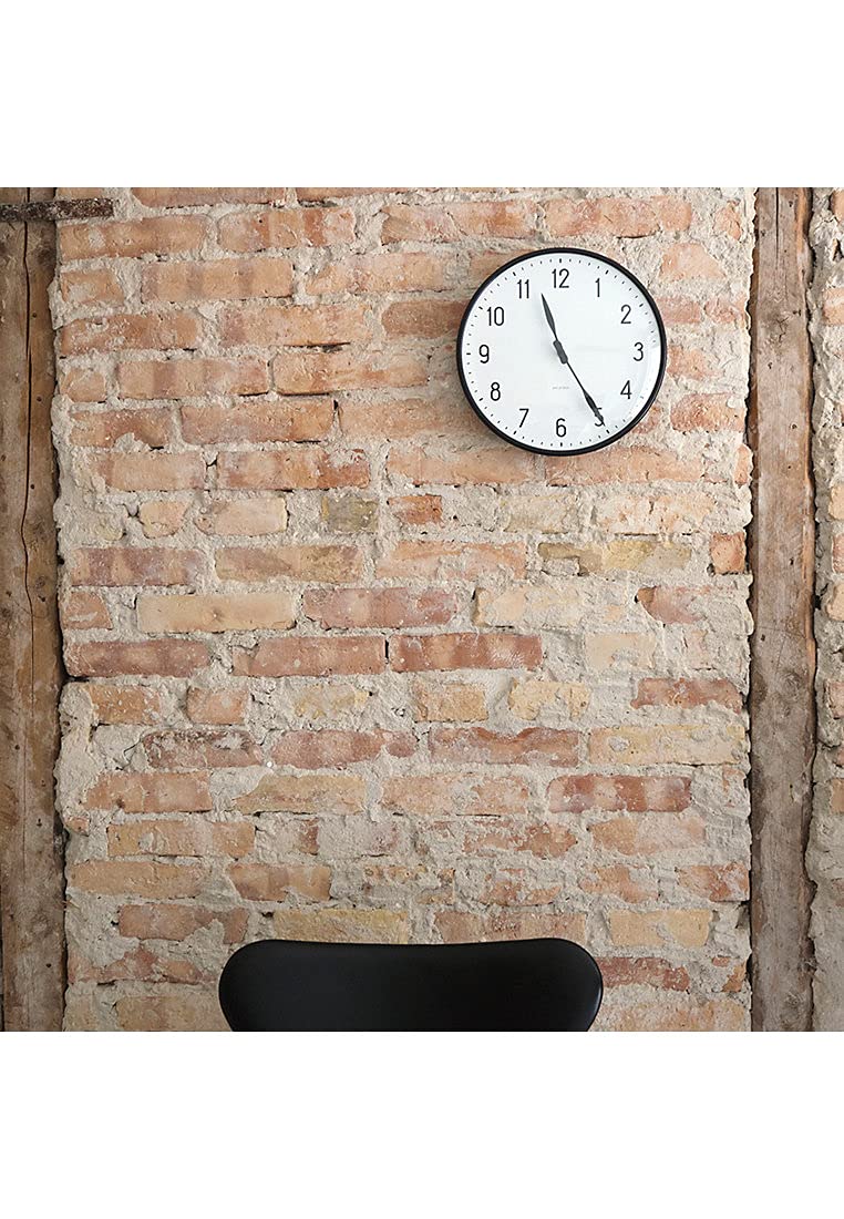 Amazon.com: Arne Jacobsen Wall Clock, Aluminium, White, 21 cm