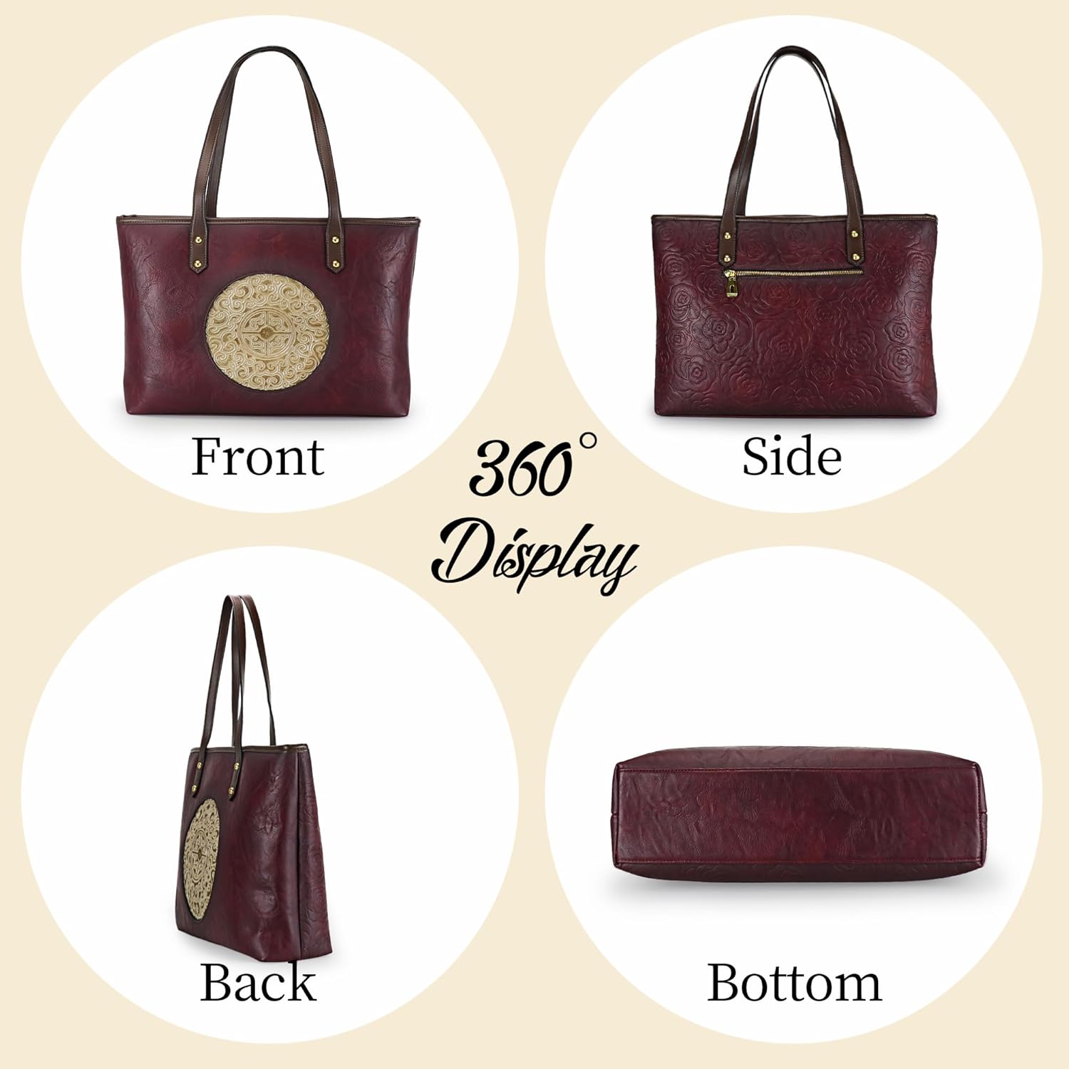 Women Tote Bags Shoulder Bag Ladies Handbags Large Capacity Travel Shopping Bag