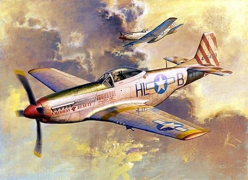 Trompetista 132 P51D Mustang IV Kit de modelo de caza