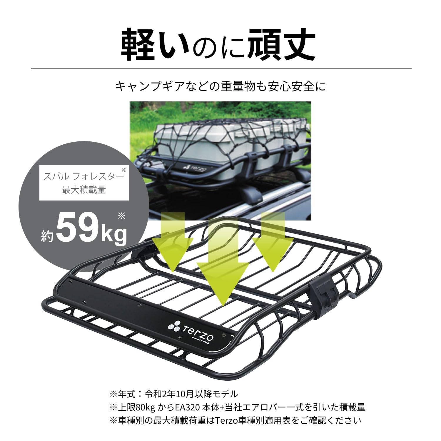 Amazon.co.jp: テルッツォ テルッツォ (by PIAA) ルーフラック 1個入 