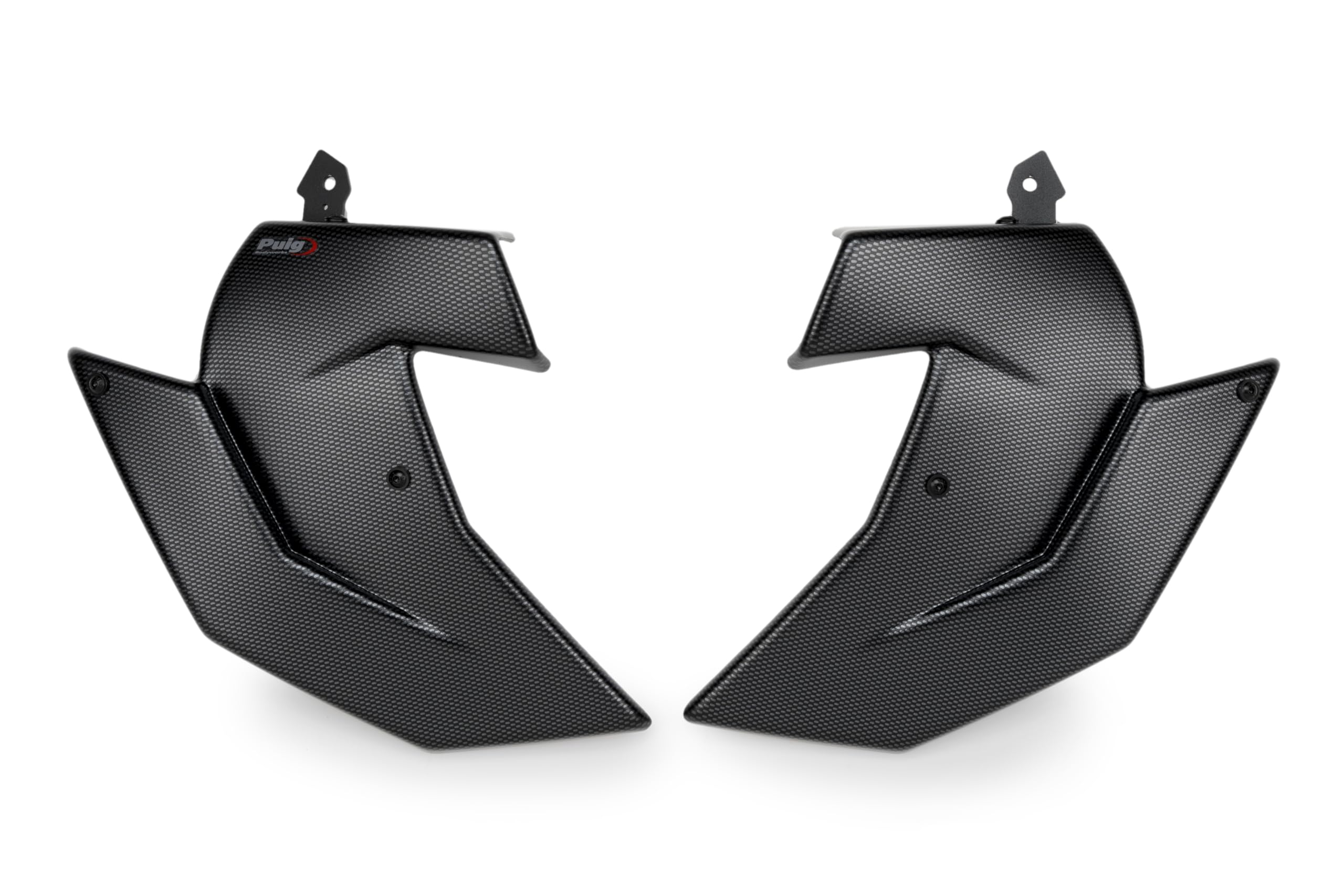 Puig 21908C Brake Cooler for Enhanced Performance and Stability in Sport Riding, Carbon Look