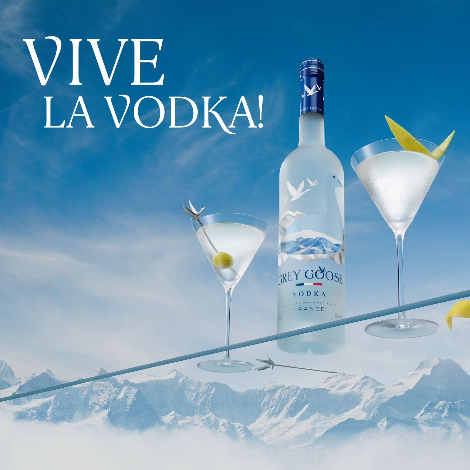 Grey Goose Premium Vodka 40% Vol. 1,5l aus Frankreich
