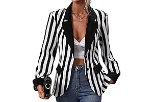 Striped Jacket: Timeless Elegance for Work, Office, and Special Occasions