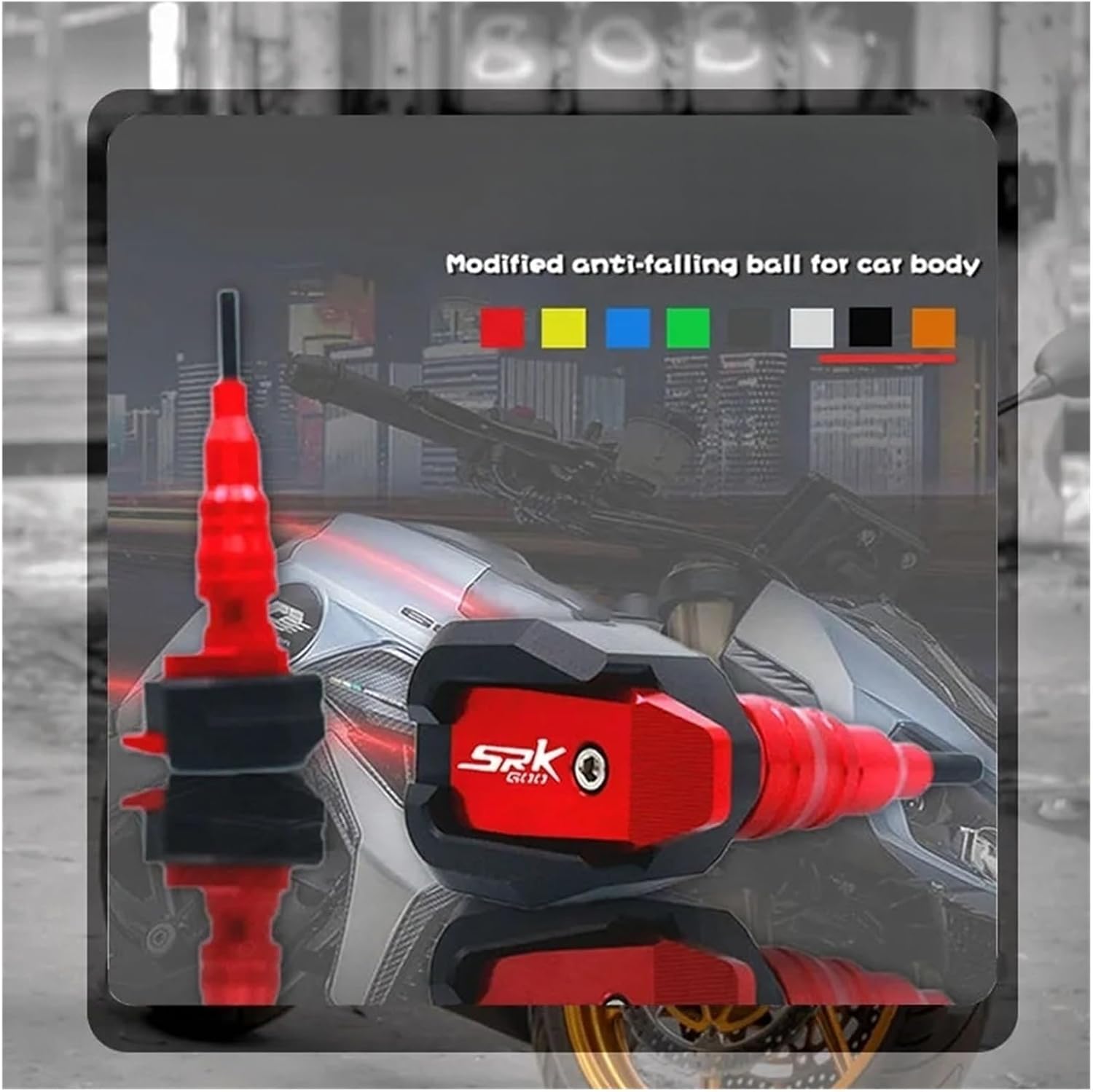 Anti Crash Protector for QJ SRK 600 SRK600 SRK 600 Motorcycle Falling Protection Frame Slider Fairing Guard Anti Crash Pad Protector