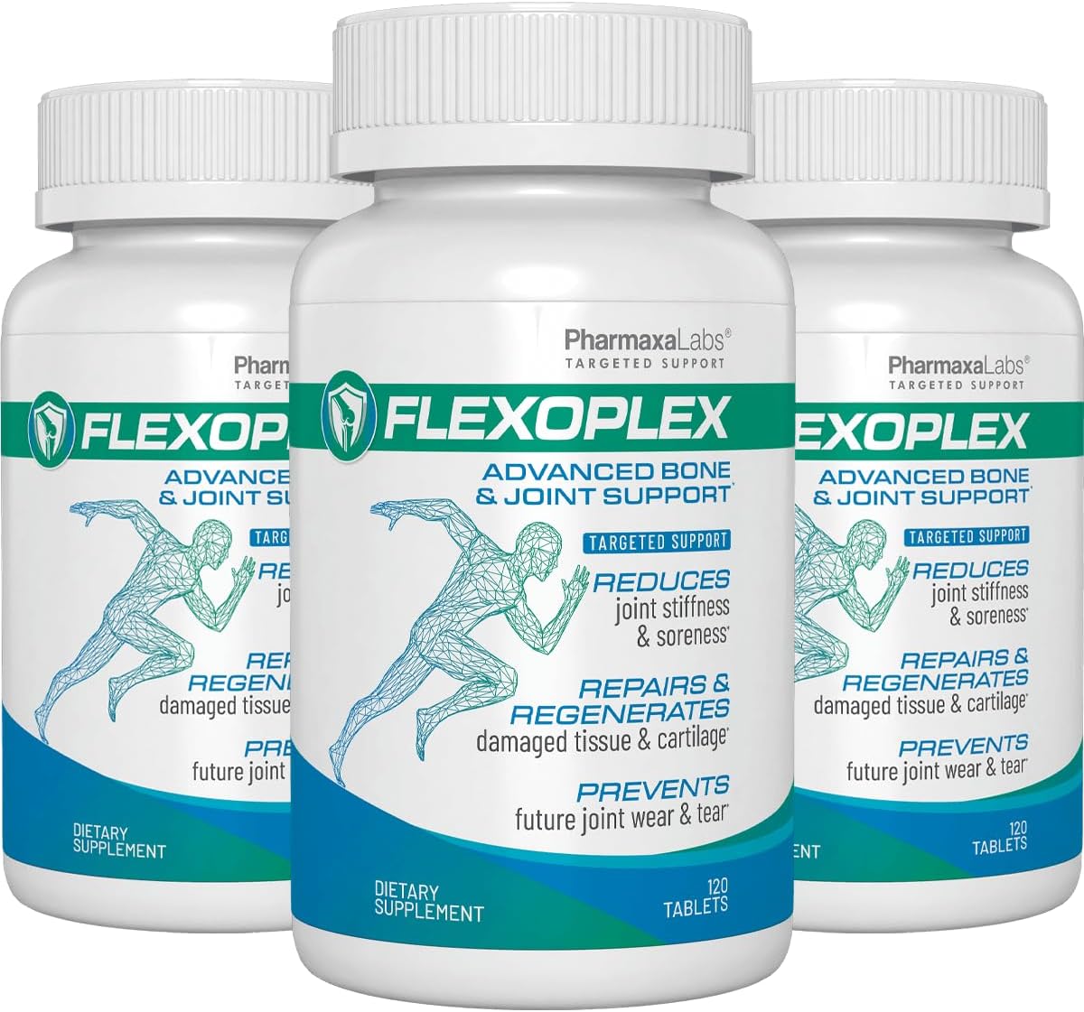 Advanced Bone & Joint Support Supplement | Promotes Healthy Joint Function & Relief from Joint Discomfort | Enhance Cartilage Flexibility & Range of Motion - 120 Count (Pack of 3)