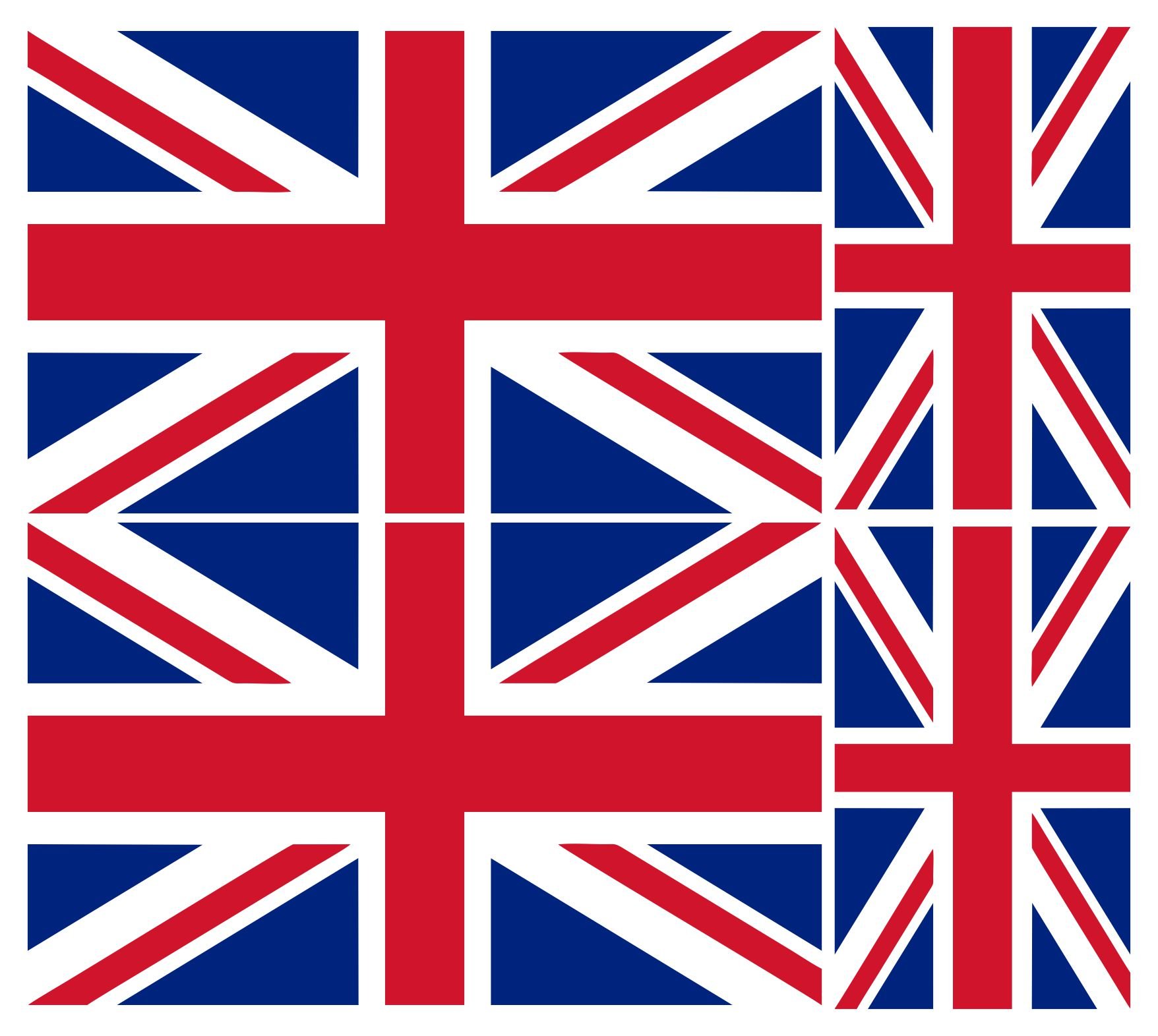 Landing Designs Multicolor Union Jack Flag Self Adhesive Stickers Great Britain And England Ideal For Car Van Ipad Laptop And More The Larger Sticker Is 100Mm By 60Mm The Two Smaller Sticker Is 60Mm By 36Mm, Pack Of 4